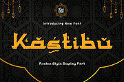 Kastibu, a Serif Font by twinstd (Thumbnail 1 of 12)
