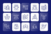 Communication Vector Icons, an Outline Icon by Prosymbols (Thumbnail 5 of 8)