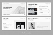 Architecture Portfolio Presentation, a Presentation Template by TemplatesForest (Thumbnail 2 of 8)