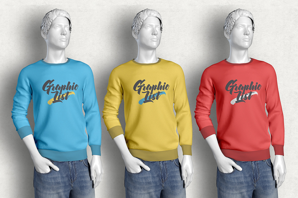 Long Sleeve T-shirt Mockups, a Shirt Mockup by simuradi (Photo 2 of 5)