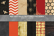 Red Hot Gold Textures & Patterns, a Texture Graphic by Blixa 6 Studios (Thumbnail 1 of 5)