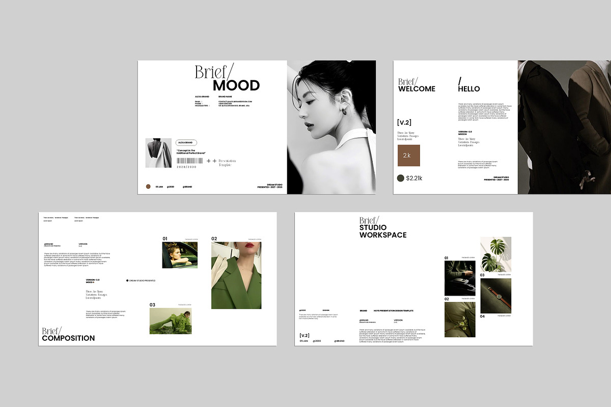 Brief Mood Presentation Template, a Presentation Template by Slide-Agency (Photo 8 of 12)