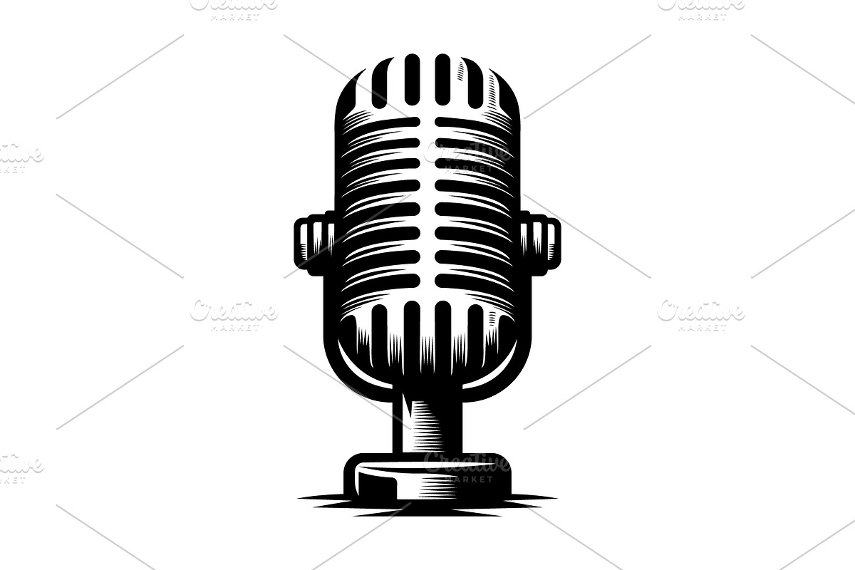 Microphone, an Object Illustration by Pixes