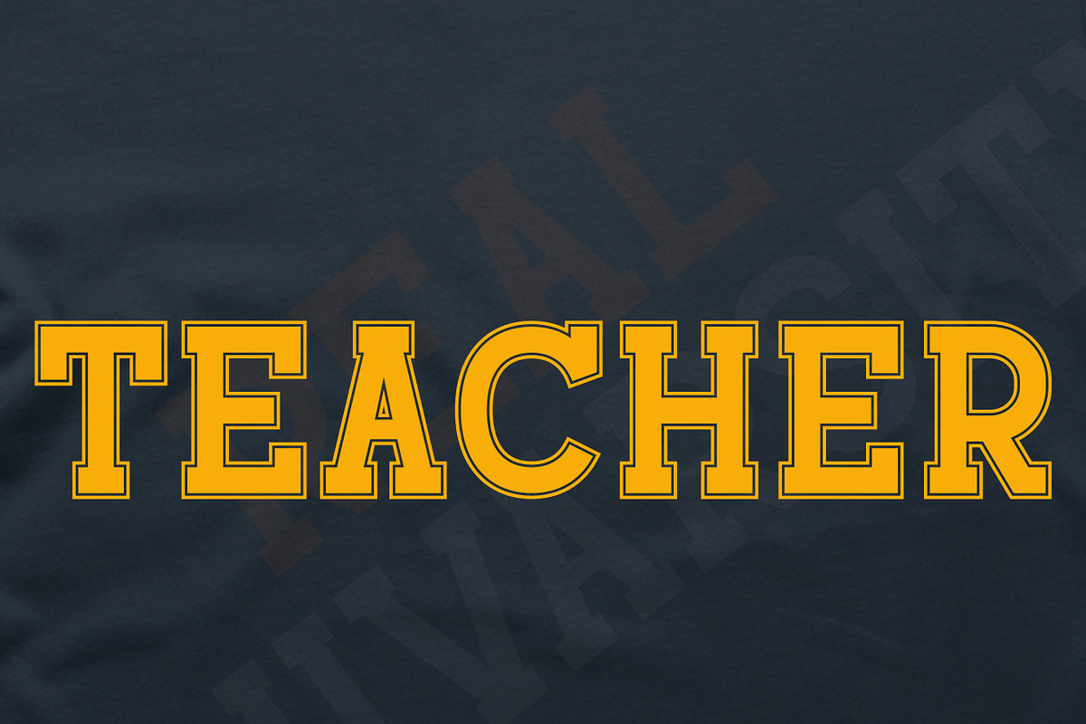 Real University, a Slab Serif Font by MaxArt (Photo 8 of 10)
