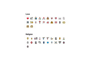 +1000 FILLED LINE ICONS, an Outline Icon by beguima (Thumbnail 4 of 17)