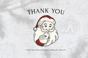 Hand Drawn Christmas Images, a Seasonal Illustration by H&C Drawings & Designs (Thumbnail 15 of 15)
