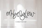 Emberglow Script, a Handwritten Font by Beck McCormick (Thumbnail 1 of 10)