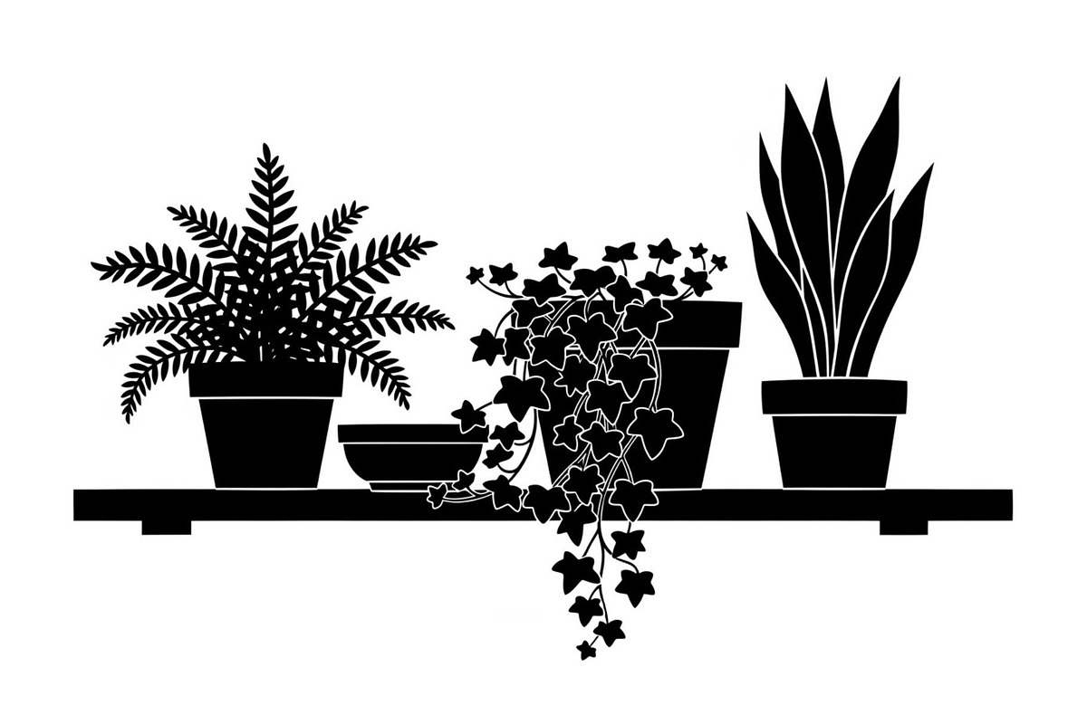 50 Botanical Garden Silhouette bundl, an Illustration by Designs_River (Photo 23 of 51)
