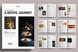 Recipe Book Template, a Magazine Template by ContestDesign