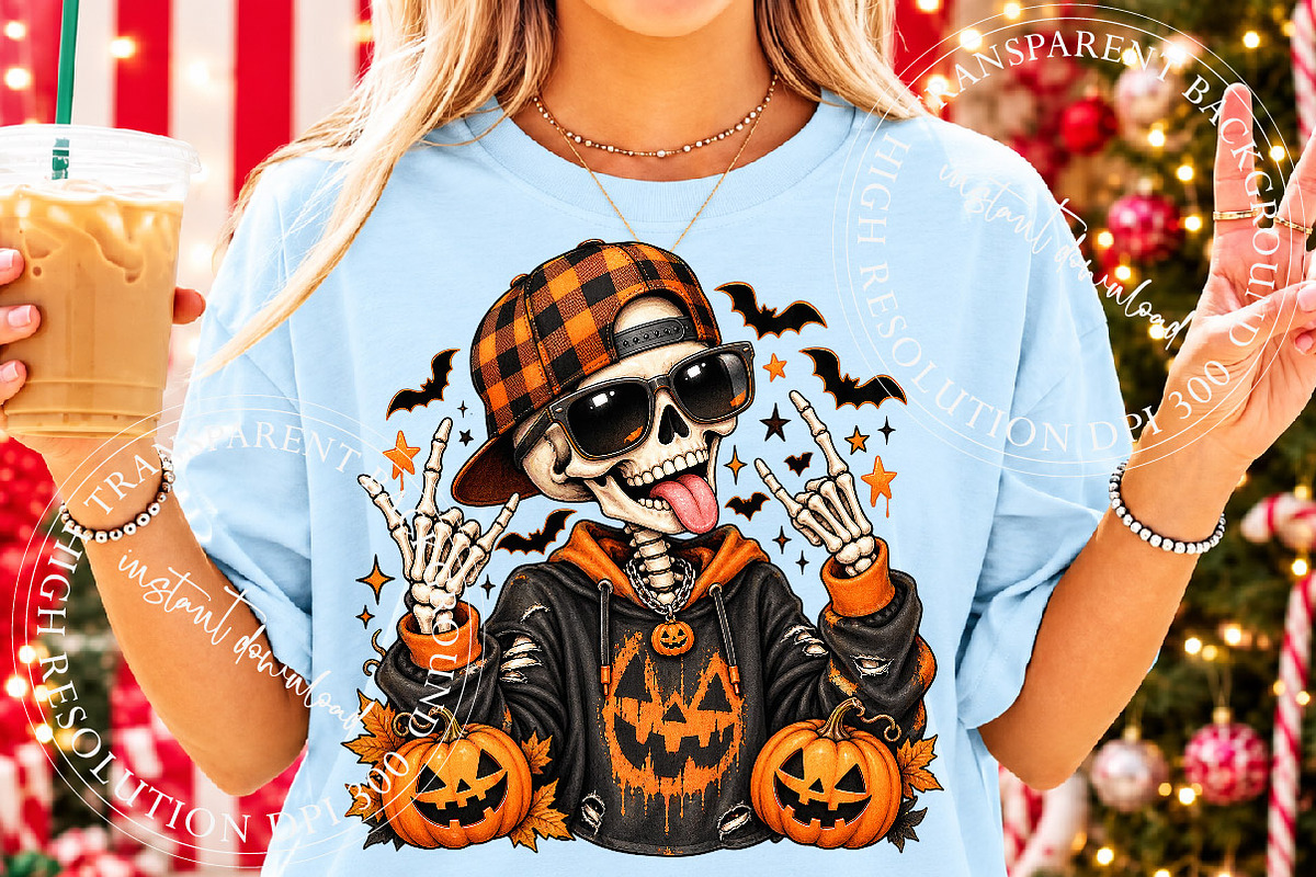 Trending Halloween Skeleton PNG, a Work Illustration by SinaCreation (Photo 2 of 6)