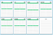 5 Year Monthly Agenda (2026–2030), a Stationery Template by Shumaya (Thumbnail 5 of 11)