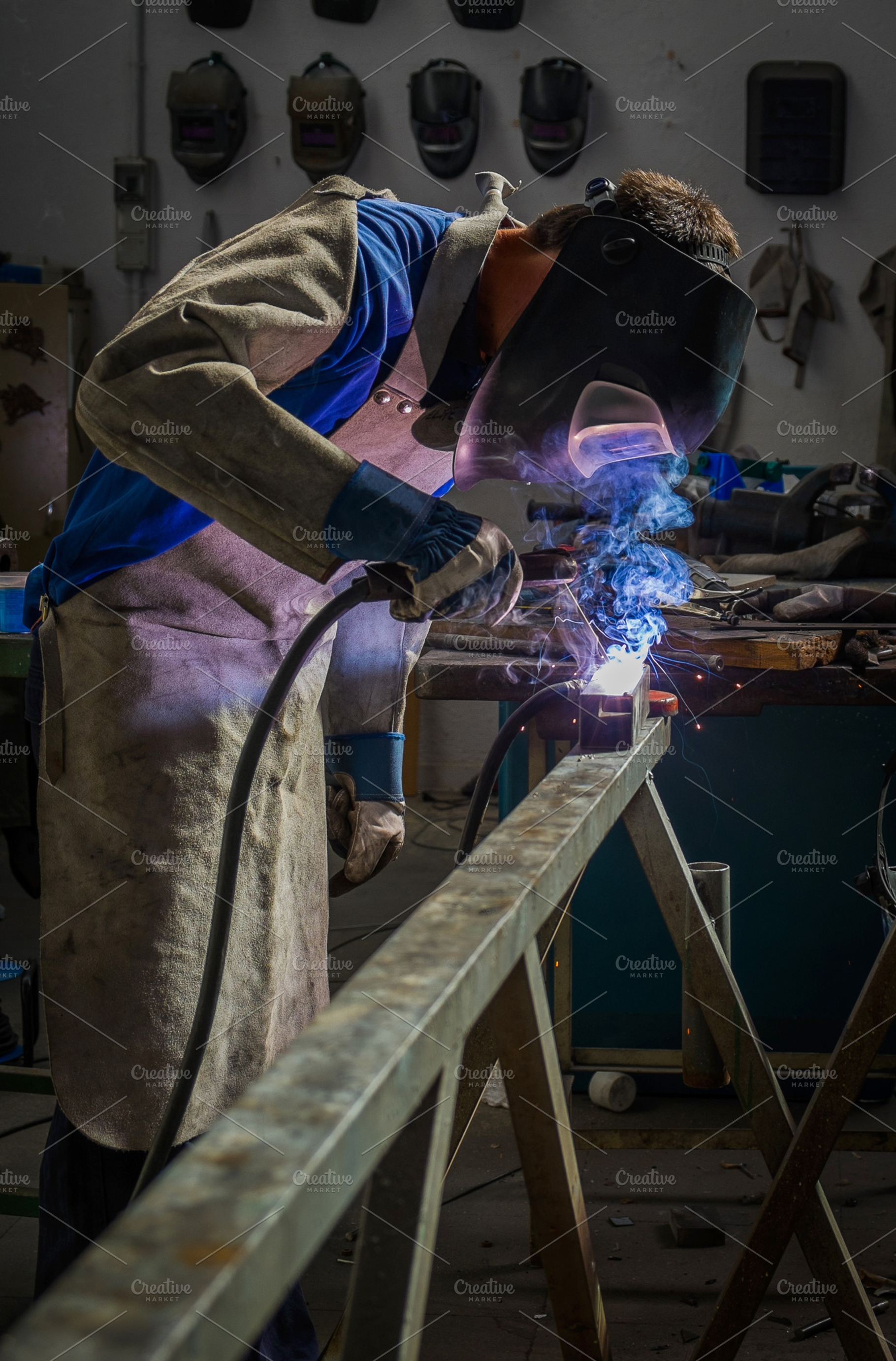 Welder featuring industry, metal, and welding, an Industrial Photo by Nacroba