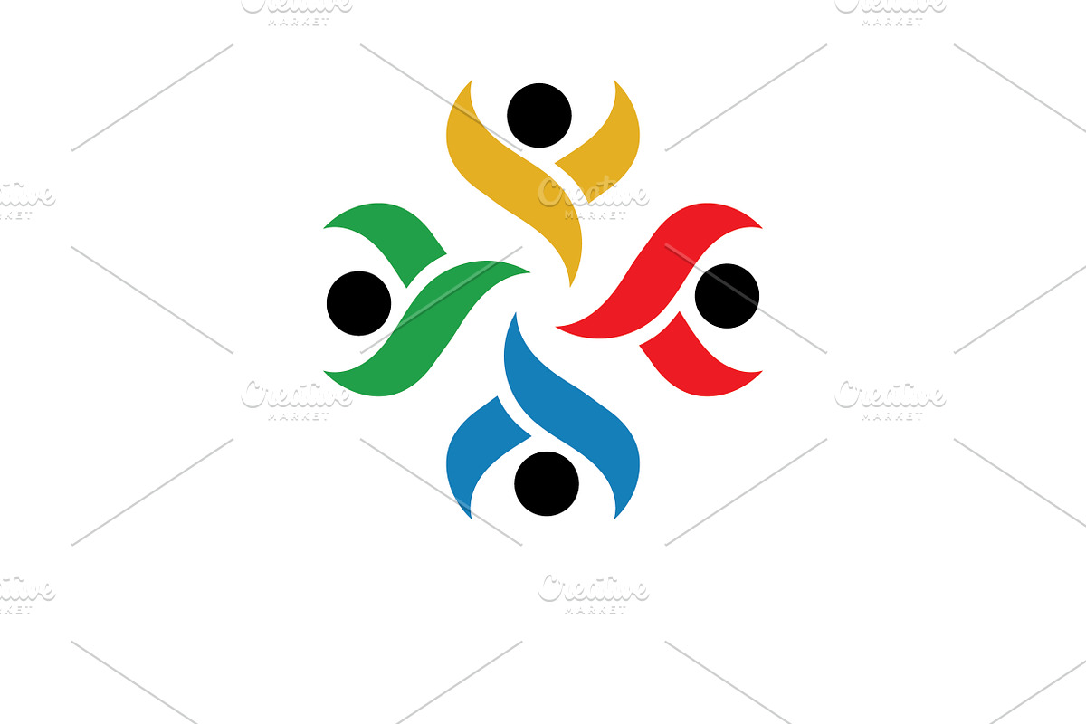Unity team group community logo, a Branding & Logo Template by LOGOCREATIVE