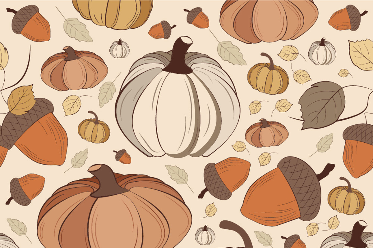 Set of Vintage Fall Patterns, a Pattern Graphic by JYa_Design (Photo 8 of 8)