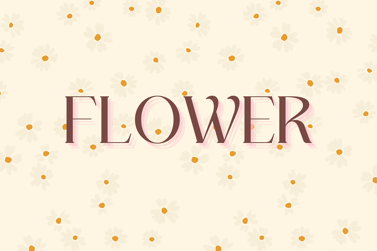 Flewur 60's Elegant Serif Font, a Serif Font by Pikgura (Photo 10 of 11)