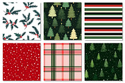 Christmas Digital Paper, Pattern, a Texture Graphic by Dream Creation (Thumbnail 5 of 6)