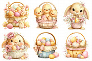 Easter Eggs Basket Clipart, an Illustration by Daily.Designs (Thumbnail 8 of 8)