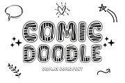 Cute Doodle - Playful Scribble Font, a Font by KiddoGlyphs Studio (Thumbnail 2 of 3)