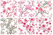 Toile Elegance Chinoiserie Flowers, a Pattern Graphic by SinaCreation (Thumbnail 5 of 5)