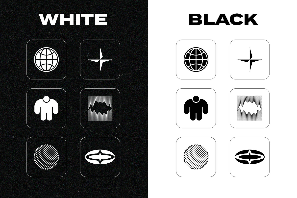 100 Vector Shapes | Bold Brutalism, an Object Graphic by Vermeulen Design Studio (Photo 4 of 5)