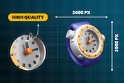 Snorkeling & Scuba Diving 3d Icon, an Object 3D Model by Ui Stock (Thumbnail 5 of 6)