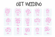 Gift Weeding | Symbols Fonts, a Symbol Font by Sirinart (Thumbnail 2 of 7)