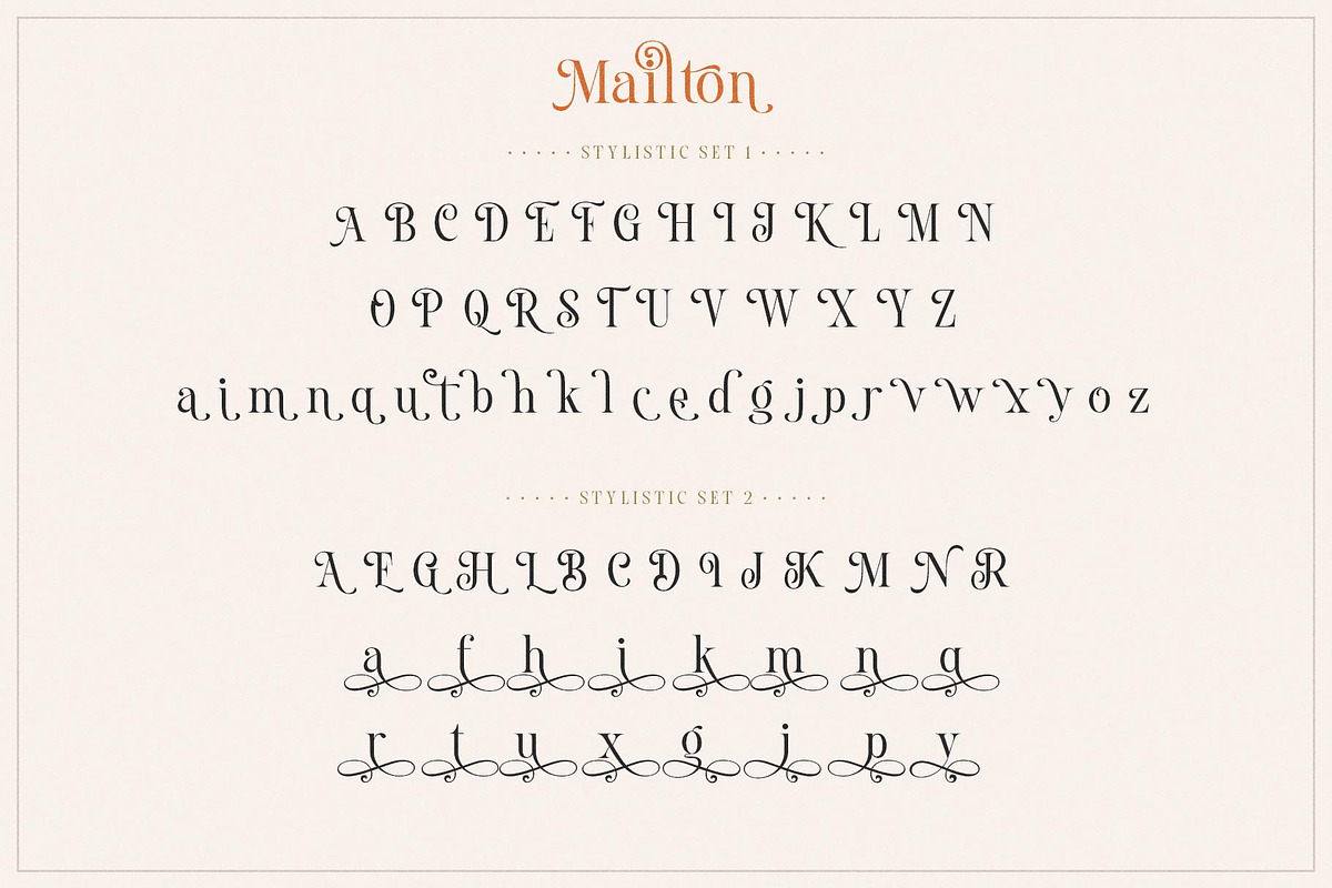 Mailton Typeface, a Serif Font by alit design (Photo 5 of 23)