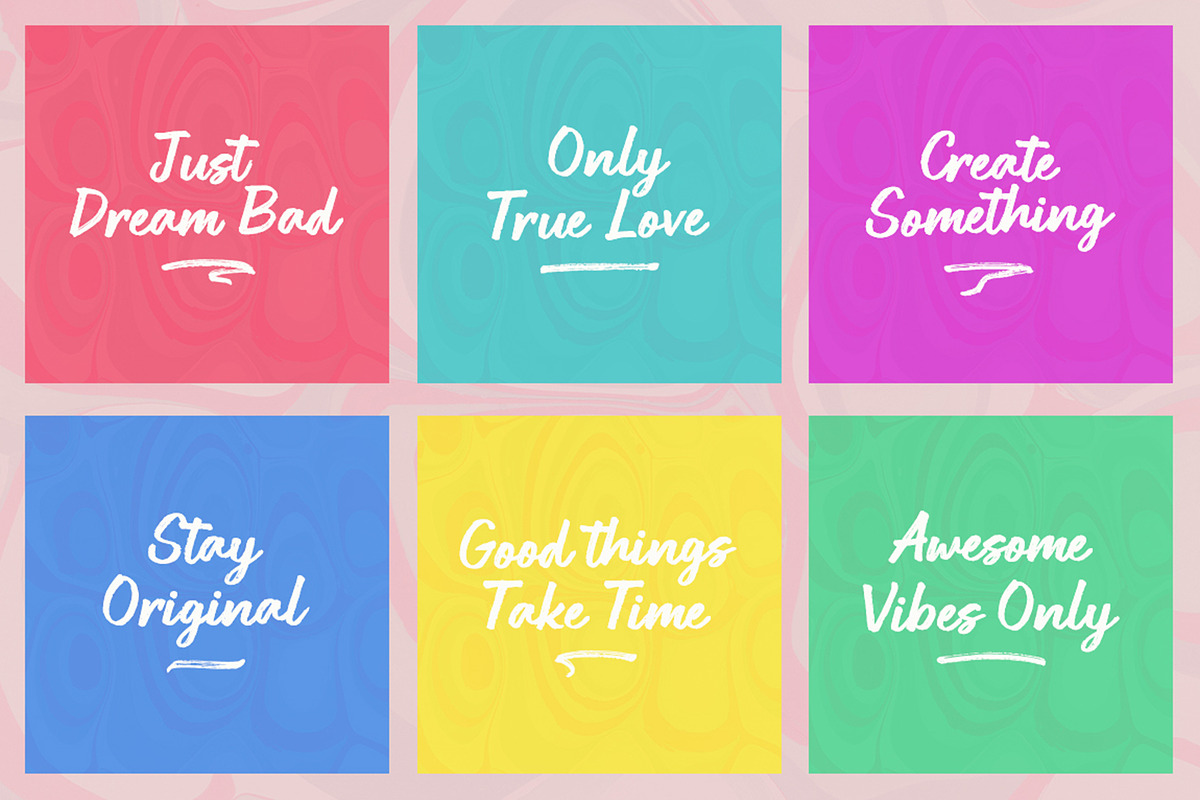 Mandor Brush, a Script Font by Stripes Studio (Photo 5 of 5)
