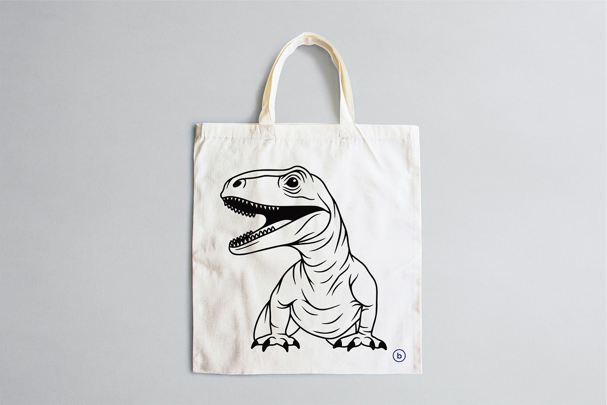 Velociraptor Svg, Dinosaur clipart, an Animal Illustration by Bila Vorona (Photo 3 of 3)