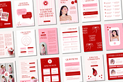 Pink Ebook Template Canva, a Marketing Template by Anna Design Studio (Thumbnail 5 of 11)