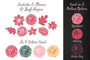 Vector & Clipart Dahlia Flowers, an Illustration by Amanda Ilkov (Thumbnail 3 of 4)