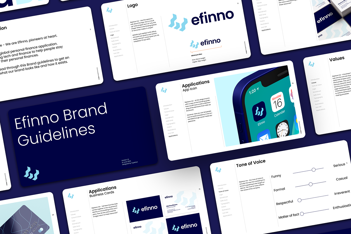 Brand Guidelines Template, a Presentation Template by Typefool's Shop (Photo 7 of 8)
