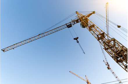 Construction crane. Huge crane, an Industrial Photo by darksoul72