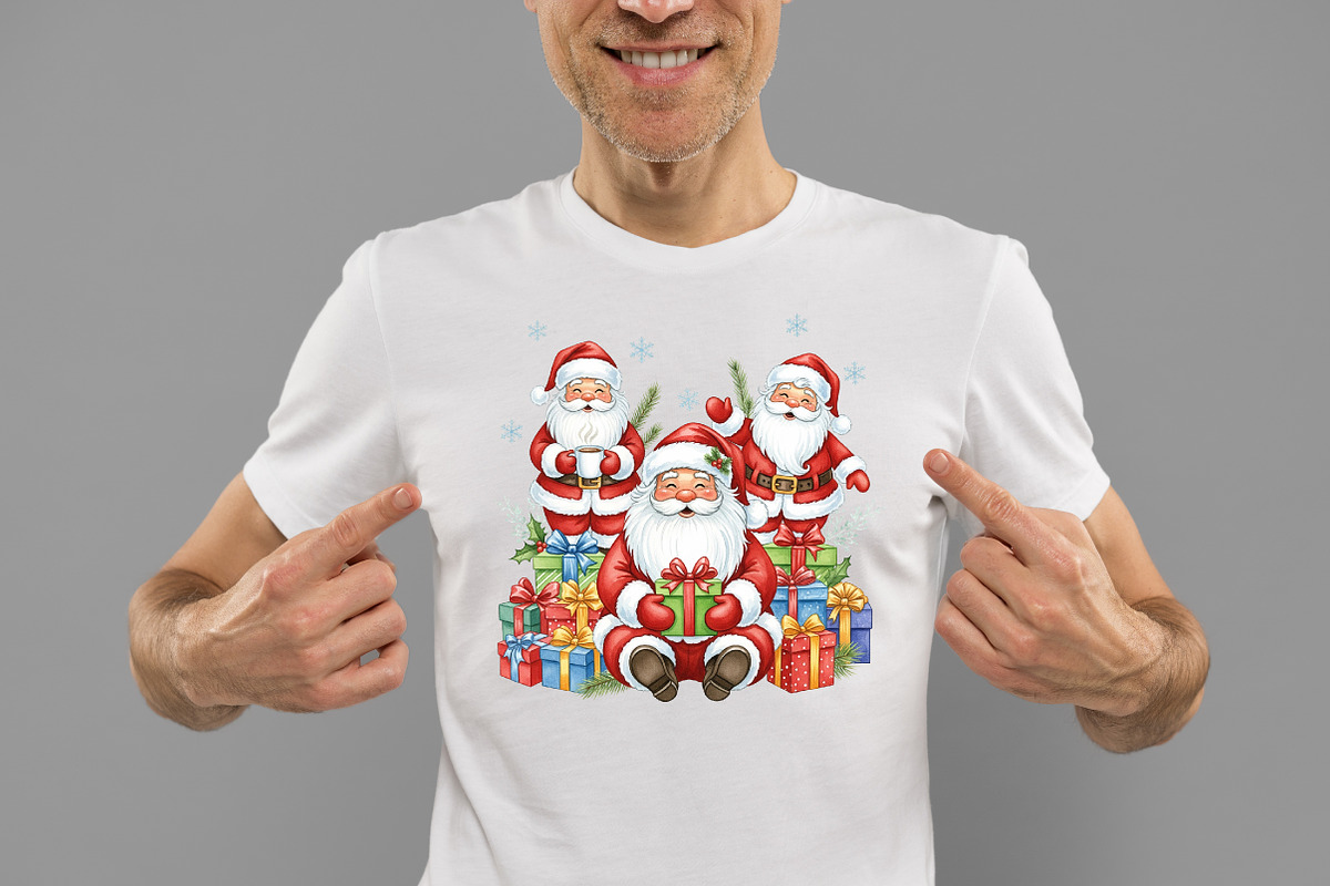 christmas santa claus png, an Illustration by Designworld (Photo 3 of 5)