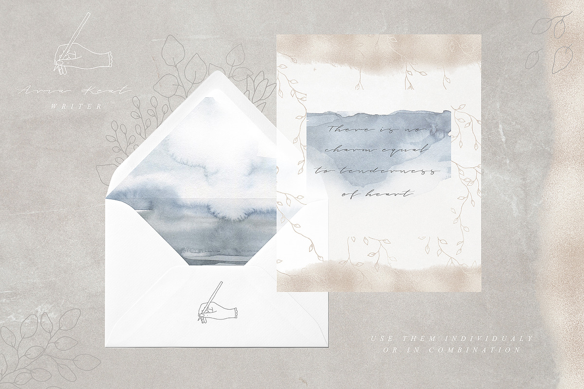 Scandi Leaf Collection, a Texture Illustration by Julia Dreams (Photo 4 of 8)