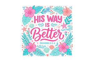 His Way Is Better PNG, a Seasonal Illustration by CraftArtStudio