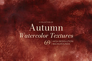69 Autumn Watercolor Textures, a Texture Graphic by Le.nart (Thumbnail 1 of 7)