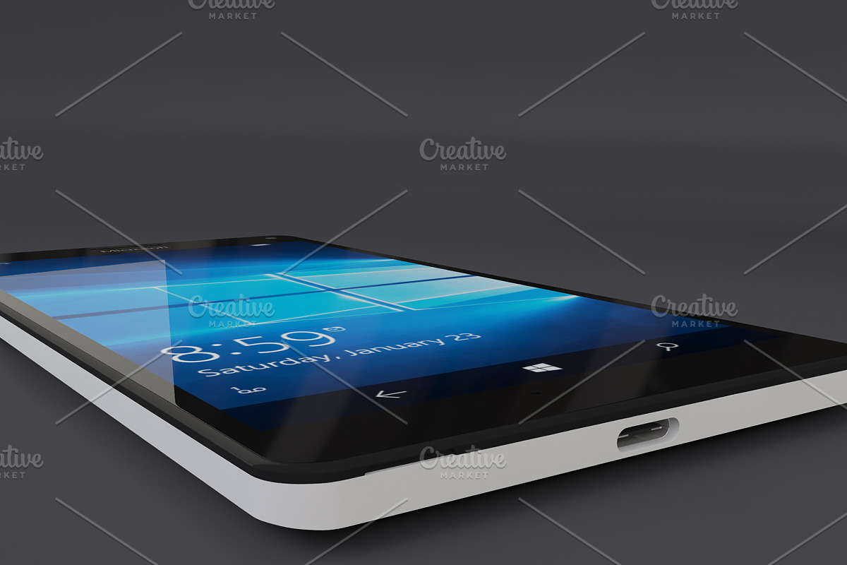 Microsoft Lumia 950 XL White, an Object 3D Model by XYZ Space (Photo 15 of 24)