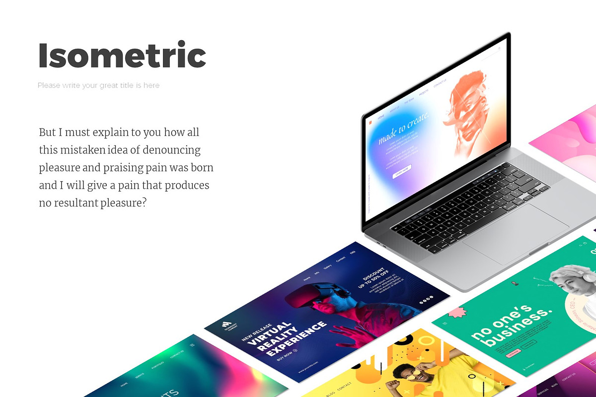 Isometric Slides Design PowerPoint, a Presentation Template by Presentation Templates (Photo 8 of 23)
