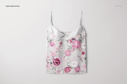 Short Silk Pajama Mockup Set, a Mask Mockup by creatsy5 (Thumbnail 6 of 12)