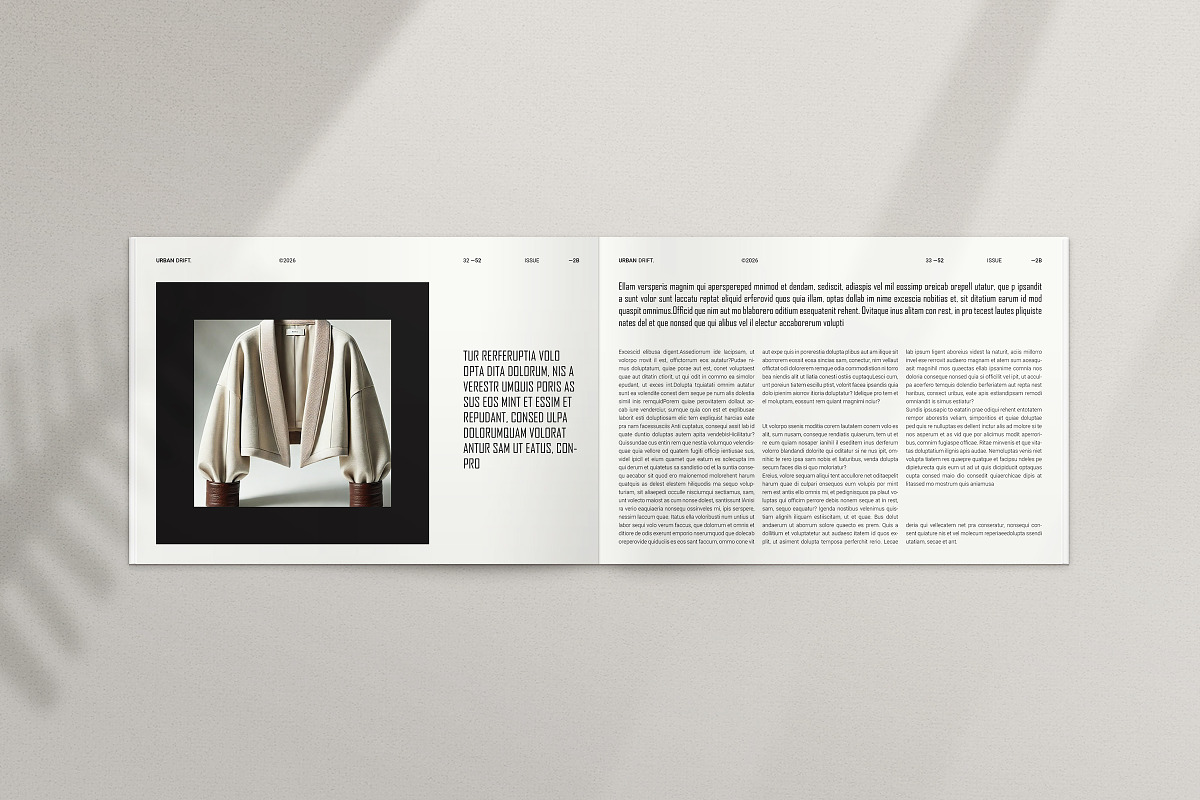 Modern Magazine Landscape Template, a Magazine Template by ArtisanaAura (Photo 13 of 20)