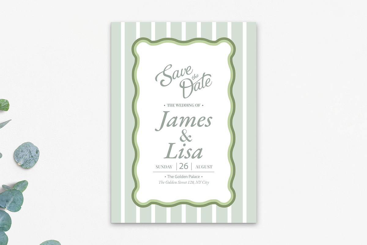 Scallop Wavy Frame Vector Bundle, a Decorative Illustration by Kusumaillustration (Photo 2 of 15)