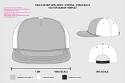 Hat Template - Pinch Hat, a Hat Mockup by Template Haven (Thumbnail 3 of 8)