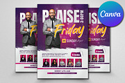 Good Friday Church Service Flyer, a Flyer Template by Psd Templates (Thumbnail 1 of 2)