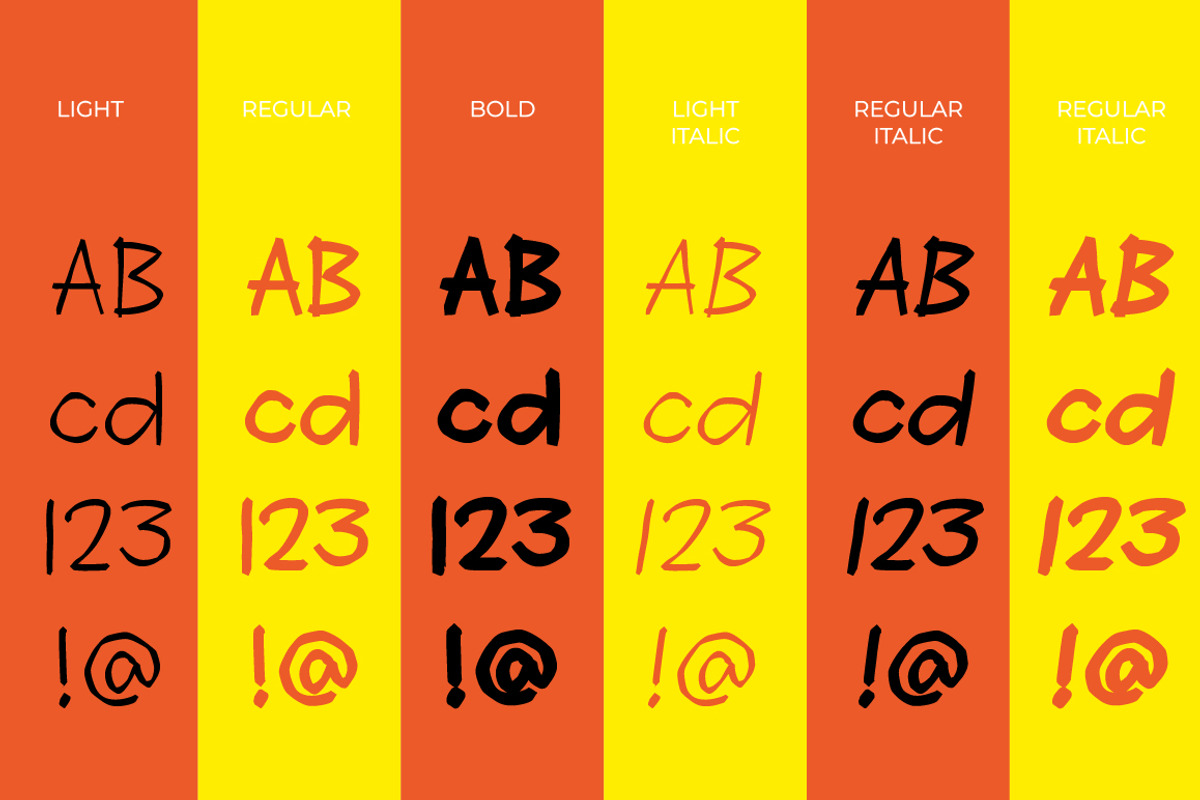 KIDS BOOK olstd, a Handwritten Font by Olexstudio (Photo 6 of 7)
