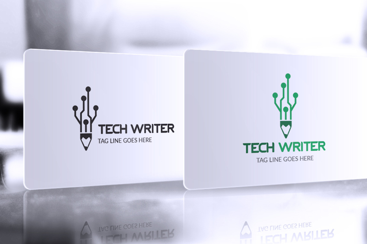 Tech Writer Pen, a Branding & Logo Template by GladicMonster