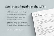 Modern ATS Resume Template for Word, a Resume Template by Get Landed (Thumbnail 8 of 10)