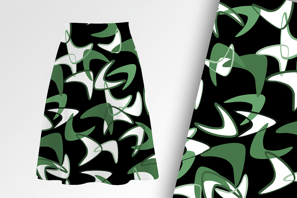 Boomerang Fashion Print Seamless, a Pattern Graphic by Sharon Schwalbe (Photo 2 of 5)