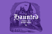 Vintage Halloween Illustrations, a Seasonal Illustration by Graphic Goods (Thumbnail 9 of 12)