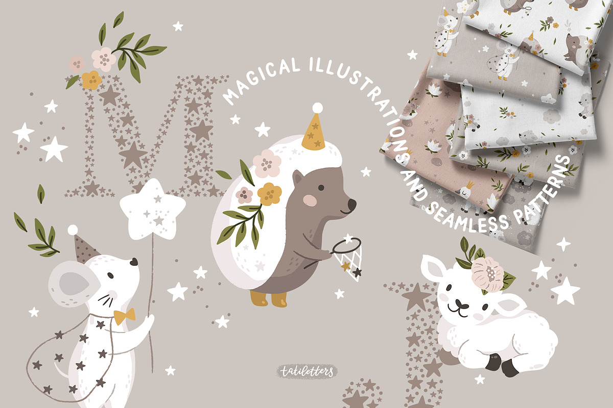 Magical baby animals, an Animal Illustration by tatiletters (Photo 1 of 11)